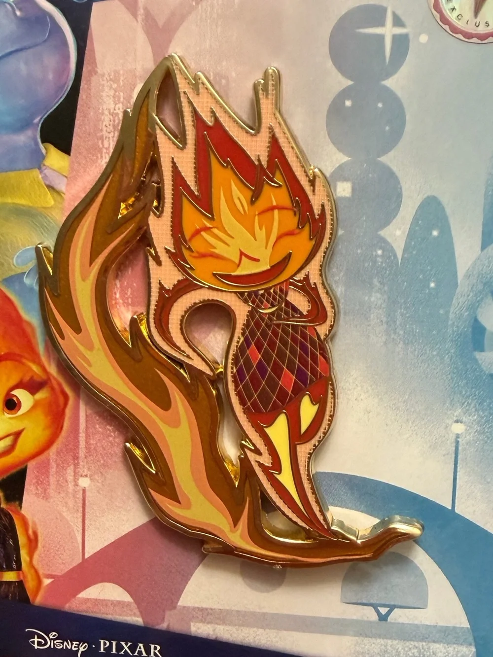 Disney Pink A La Mode PALM Pixar Elemental Ember And Wade 2 Pin Set